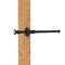 Carolina Crystal Collection Retractable Pullout Garment Rod - Oil Rubbed Bronze